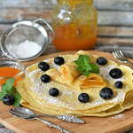 Crêpes au gingembre et à la cannelle