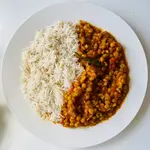 Dal de Lentilles Corail et son Riz Basmati