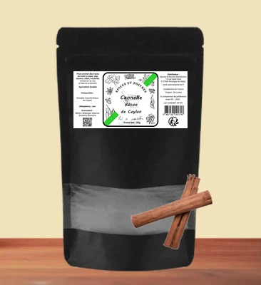 Cannelle Bâton de Ceylan Sachet 50g
