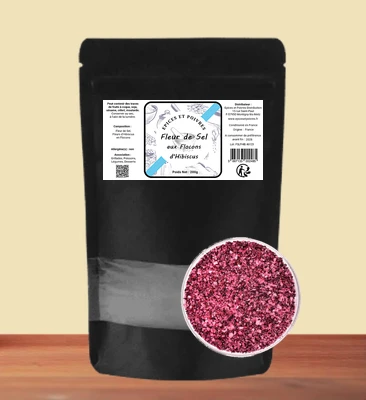 Fleur de Sel aux Flocons d'Hibiscus