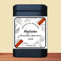 BBQ Brazilian Churrasco Rub : Mélange d'épices pour barbecue et grillades
