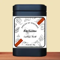 BBQ Coffee Rub : Mélange d'épices pour barbecue et grillades